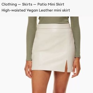 Aritzia Wilfred Patio Mini Skirt Size 6